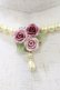 画像1: Innocent World / 薔薇とパールのネックレス  ピンク H-25-12-01-007-IW-AC-NS-ZH (1)