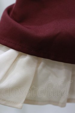 画像4: Amavel / 大鳥居の御稲荷和風サス付きスカート Free ボルドー H-25-12-01-062-CA-OP-NS-ZH