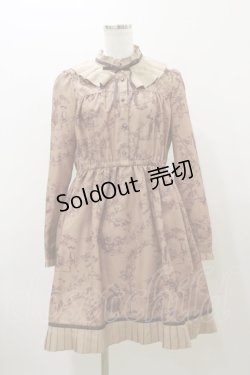 画像1: an another angelus / トワル柄ワンピース Free Beige H-25-12-01-068-CA-OP-NS-ZH