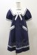 画像1: Amavel / セーラーAラインワンピース Free ネイビー H-25-12-01-069-CA-OP-NS-ZH (1)