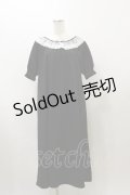 m petit by misako / レース襟カットワンピース LL ブラック H-25-12-01-071-LO-OP-NS-ZH