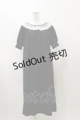 m petit by misako / レース襟カットワンピース LL ブラック H-25-12-01-071-LO-OP-NS-ZH