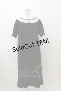 m petit by misako / レース襟カットワンピース LL ブラック H-25-12-01-071-LO-OP-NS-ZH