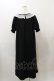 画像2: m petit by misako / レース襟カットワンピース LL ブラック H-25-12-01-071-LO-OP-NS-ZH (2)