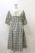 Fi.n.t / レース衿チェックワンピース Free L/BLUE H-25-12-01-074-CA-OP-NS-ZH