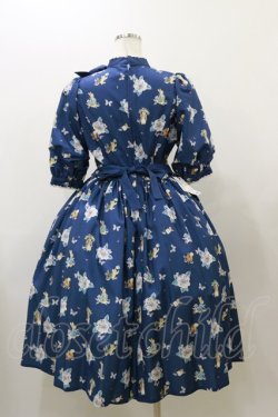 画像2: Innocent World / ピーターラビット小花レースワンピース M ネイビー H-25-12-01-075-IW-OP-NS-ZH