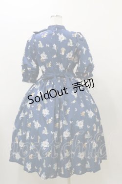 画像2: Innocent World / ピーターラビット小花レースワンピース M ネイビー H-25-12-01-075-IW-OP-NS-ZH