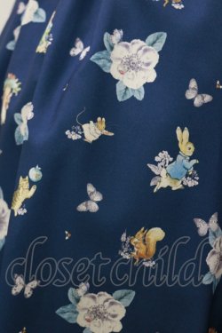 画像4: Innocent World / ピーターラビット小花レースワンピース M ネイビー H-25-12-01-075-IW-OP-NS-ZH