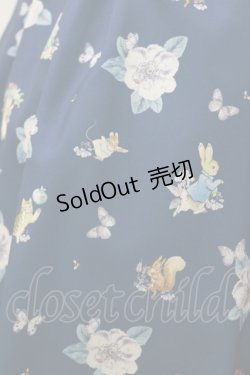 画像4: Innocent World / ピーターラビット小花レースワンピース M ネイビー H-25-12-01-075-IW-OP-NS-ZH