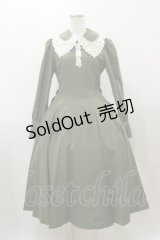 Innocent World / レイラワンピース M グリーン×生成/Green×Beige H-25-12-01-076-IW-OP-NS-ZH