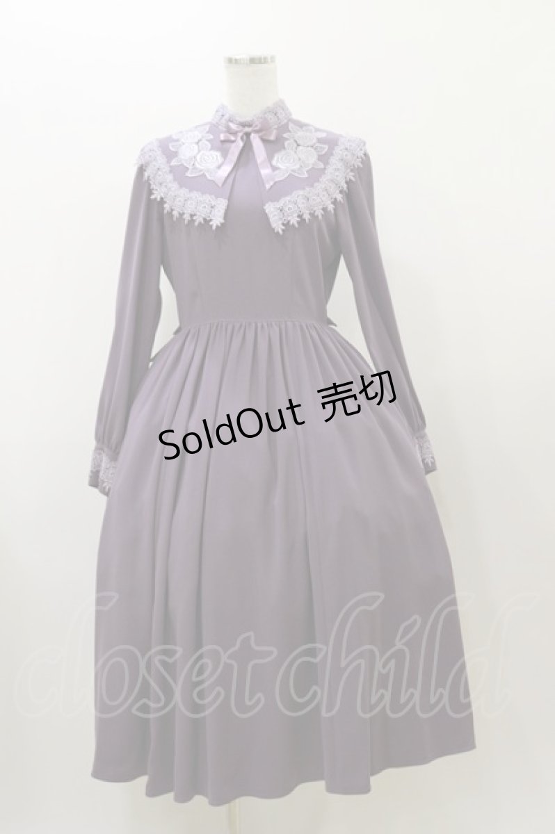 画像1: Innocent World / コーデリアローズワンピース M ダスティグレープ × 淡紫 / Dusty Grape × Pale Purple H-25-12-01-079-IW-OP-NS-ZH (1)