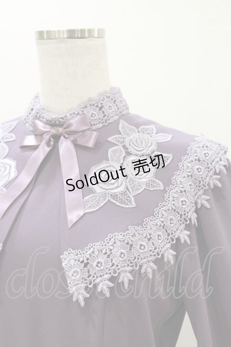 画像4: Innocent World / コーデリアローズワンピース M ダスティグレープ × 淡紫 / Dusty Grape × Pale Purple H-25-12-01-079-IW-OP-NS-ZH (4)