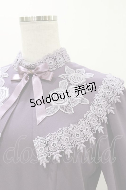 画像4: Innocent World / コーデリアローズワンピース M ダスティグレープ × 淡紫 / Dusty Grape × Pale Purple H-25-12-01-079-IW-OP-NS-ZH (4)