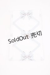 BABY,THE STARS SHINE BRIGHT / リボン柄プリントオーバーニーソックス  オフ/サックス H-25-12-01-1035-BA-ZA-NS-ZH