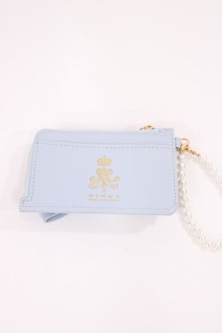 画像2: m petit by misako / NINA’Sコラボリボンコインケース  サックス H-25-12-01-1036-LO-ZA-NS-ZH