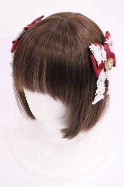 画像1: BABY,THE STARS SHINE BRIGHT / プリンセスドロップゆらゆらコーム  エンジ H-25-12-01-1038-BA-AC-NS-ZH