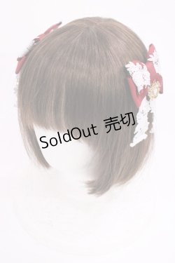 画像1: BABY,THE STARS SHINE BRIGHT / プリンセスドロップゆらゆらコーム  エンジ H-25-12-01-1038-BA-AC-NS-ZH