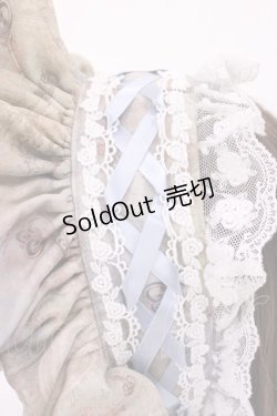 画像3: ALICE and the PIRATES / 天使の棲む森柄ボンネット  サックス H-25-12-01-1040-PA-AC-NS-ZH