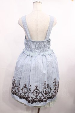 画像2: axes femme / フロッキーptレジメ柄ワンピース(Disney) M サックス H-25-12-01-1004-AX-OP-NS-ZH