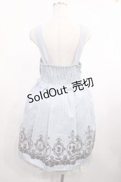 画像2: axes femme / フロッキーptレジメ柄ワンピース(Disney) M サックス H-25-12-01-1004-AX-OP-NS-ZH