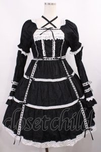 BABY,THE STARS SHINE BRIGHT / はわせドールワンピース&ヘッドドレスセット Free ブラック/オフ H-25-12-01-1006-BA-OP-NS-ZH