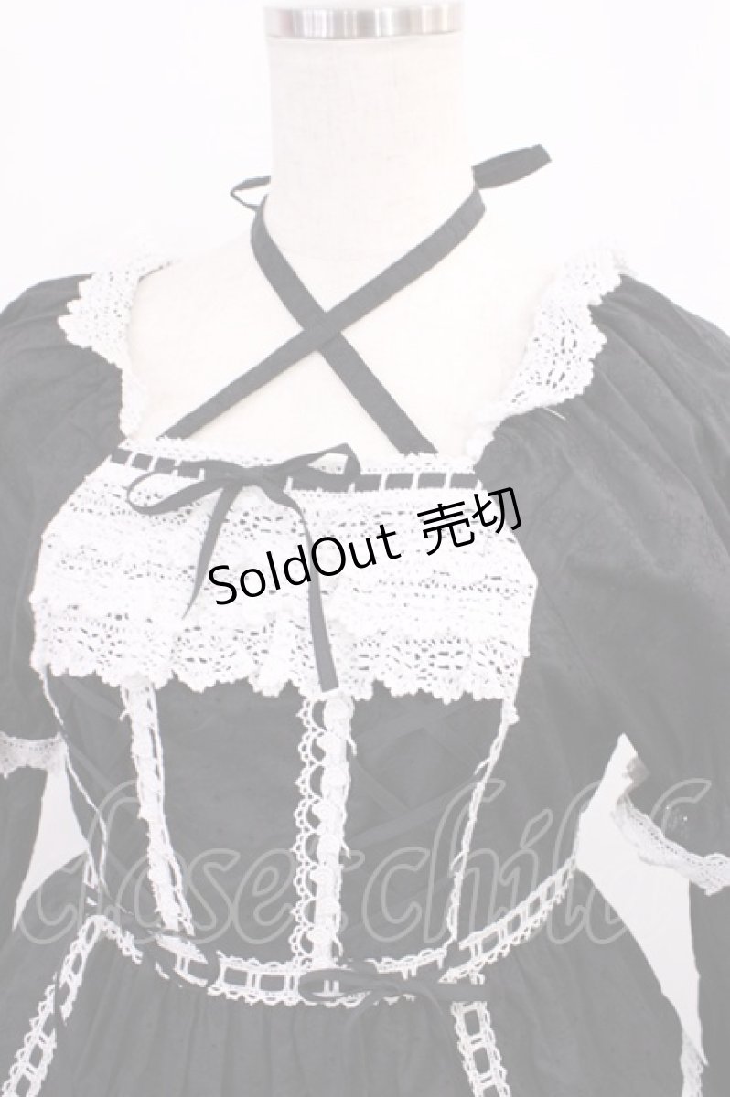 画像5: BABY,THE STARS SHINE BRIGHT / はわせドールワンピース&ヘッドドレスセット Free ブラック/オフ H-25-12-01-1006-BA-OP-NS-ZH (5)