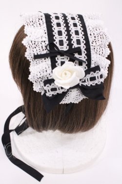 画像7: BABY,THE STARS SHINE BRIGHT / はわせドールワンピース&ヘッドドレスセット Free ブラック/オフ H-25-12-01-1006-BA-OP-NS-ZH