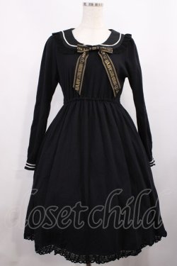 画像1: BABY,THE STARS SHINE BRIGHT / Best Wishesカットワンピース Free ブラック H-25-12-01-1008-BA-OP-NS-ZH