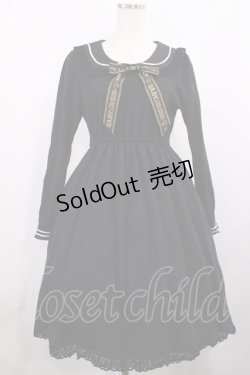 画像1: BABY,THE STARS SHINE BRIGHT / Best Wishesカットワンピース Free ブラック H-25-12-01-1008-BA-OP-NS-ZH