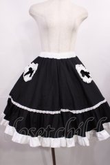 HEENIE HEENIE / 愛野えり×《by heenie heenie》コラボ/Whip Frill Skirt Free ブラック H-25-12-01-1010-LO-SK-NS-ZH