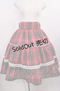 Eri Aino's collaboration / シャーロットの水曜日 フリルフレアスカート L レッド H-25-12-01-1011-LO-TO-NS-ZH