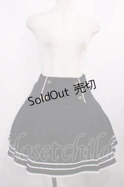 画像1: Innocent World / プリーツラインスカート S ブラック H-25-12-01-1012-IW-SK-NS-ZH