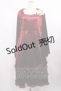 Virally / hsベロア2WAYワンピース 4L ワイン H-25-12-01-1017-LO-OP-NS-ZH