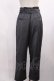 画像2: an another angelus / レリーフバックルベルトテーパードパンツ Free GRAY×WH H-25-12-01-1020-CA-PA-NS-ZH (2)