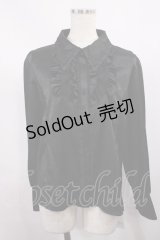 DearMyLove / ゴシック風バラレースフリルブラウス 3L ブラック H-25-12-01-1025-EL-BL-NS-ZH