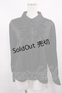 DearMyLove / ゴシック風バラレースフリルブラウス 3L ブラック H-25-12-01-1025-EL-BL-NS-ZH