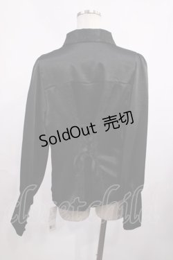 画像2: DearMyLove / ゴシック風バラレースフリルブラウス 3L ブラック H-25-12-01-1025-EL-BL-NS-ZH