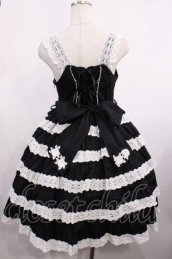 画像3: BABY,THE STARS SHINE BRIGHT / Romantic Dream Roseジャンパースカート Free ブラック/オフ白 H-25-12-01-1002-BA-OP-NS-ZH