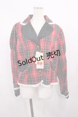 画像1: Eri Aino's collaboration / シャーロットの水曜日 ジャケット 4L レッド H-25-12-01-1030-LO-JA-NS-ZH