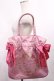 画像1: Maison de FLEUR / 9th Anniversaryダブルリボントート  ピンク H-25-12-01-1032-LO-BG-NS-ZH (1)