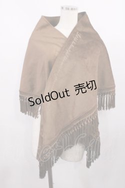 画像1: ZeeYe Studio（海外ロリータブランド） / ストール  ブラウン H-25-12-01-1033-LO-ZA-NS-ZH