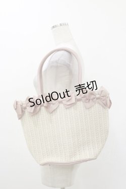 画像1: m petit by misako / AMリボンツキカゴTT  ピンク H-25-12-01-028-LO-BG-NS-ZH