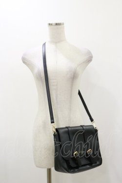 画像1: m petit by misako / AMスカラップショルダー  ブラック H-25-12-01-032-LO-BG-NS-ZH