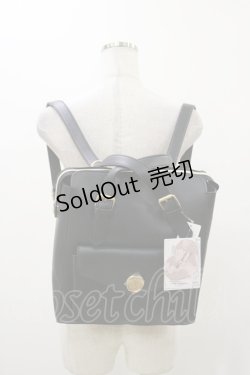 画像1: m petit by misako / AMリュック  ブラック H-25-12-01-034-LO-BG-NS-ZH