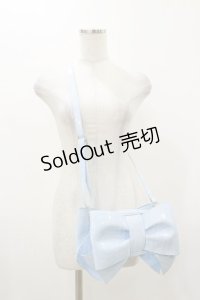 To Alice / ビッグリボン2wayバッグ  サックス H-25-12-01-037-LO-BG-NS-ZH