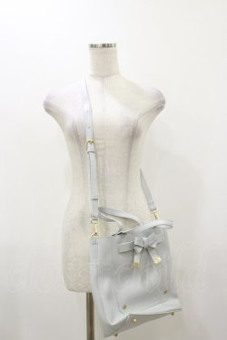 画像1: m petit by misako / AMマエリボン2WAYバッグ  サックス H-25-12-01-042-LO-BG-NS-ZH