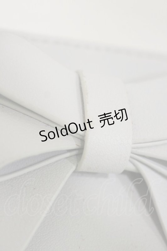 画像4: m petit by misako / AMマエリボン2WAYバッグ  サックス H-25-12-01-042-LO-BG-NS-ZH (4)