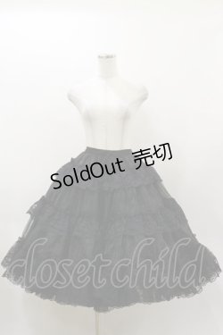 画像1: Hoshibako Works / 65cm スーパーボリュームチュールパニエスカート Free ブラック H-25-12-01-046-LO-SK-NS-ZH