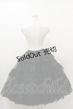 画像2: Hoshibako Works / 65cm スーパーボリュームチュールパニエスカート Free ブラック H-25-12-01-046-LO-SK-NS-ZH