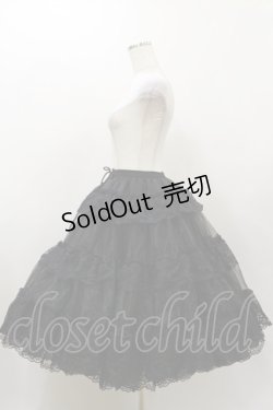 画像3: Hoshibako Works / 65cm スーパーボリュームチュールパニエスカート Free ブラック H-25-12-01-046-LO-SK-NS-ZH